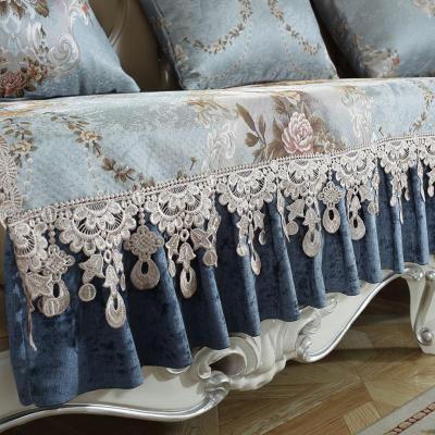 家柏饰(CORATED)欧式布艺沙发垫四季通用沙发垫套罩全包一套贵妃123组合