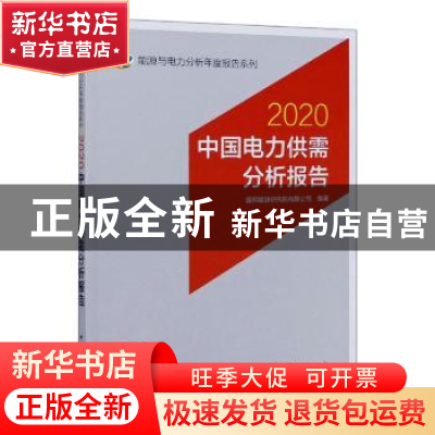 正版 中国电力供需分析报告:2020 国网能源研究院有限公司 中国电
