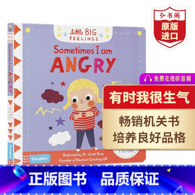 [正版]有时我很生气 英文原版绘本 Little Big Feelings Sometimes I Am Angry
