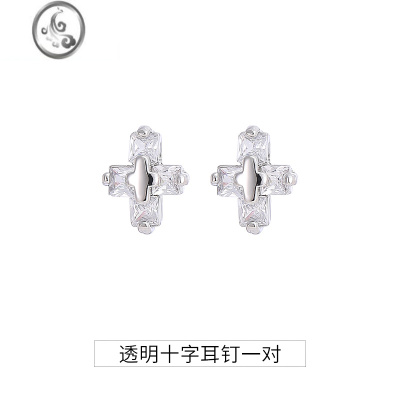 JiMi耳环男小众高级感男生ins潮男美式设计感痞帅嘻哈男士耳饰