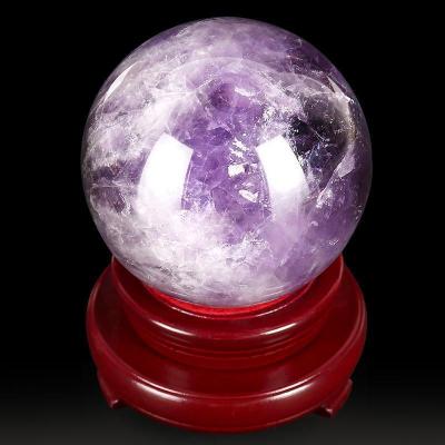 美帮汇水晶球摆件球球紫气东来七星阵