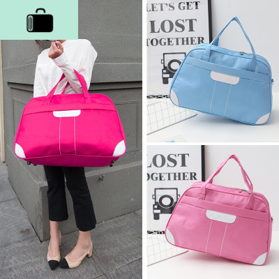 牛津布新款防水手提旅行包大容量行李包女男短途旅行袋旅游包健身NEW LAKE男士手提包