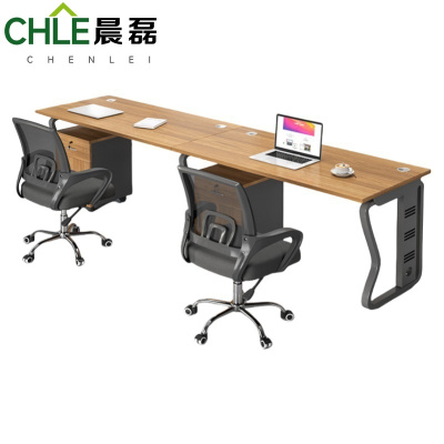 晨磊 办公工位 二人位含柜椅240*60*75cm 套