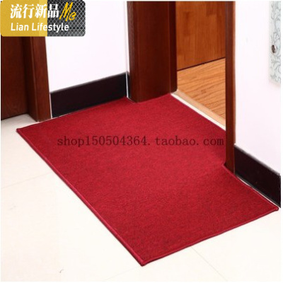 纯色地毯入户垫客厅厨房地垫进脚垫口垫可定制尺寸 三维工匠