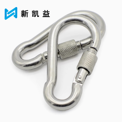 新凯益 304不锈钢弹簧扣保险安全扣 M4(带母型) 个