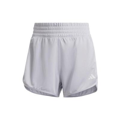 Adidas女款高腰运动短裤 速干透气训练短裤 侧开衩设计灵活舒适