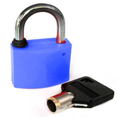 中电鼎润 ZD-60F 60mm*20mm 单通开塑钢挂锁 (计价单位:个)蓝色