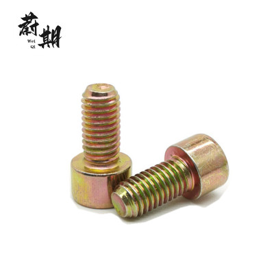蔚期 DIN912彩锌内六角圆柱头螺钉 M10*30 个