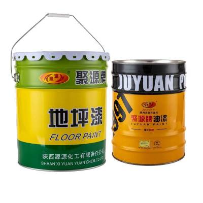 聚源环氧地坪漆灰双组份 25kg面漆+5kg固化剂/份