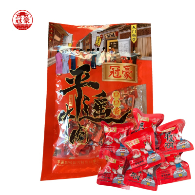 平遥牛肉口口香454g 冠豪多袋小包装 原味卤汁休闲健身零食 一口香牛肉粒 山西特产