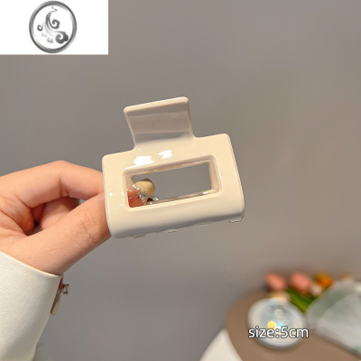 JiMiins风简约发夹女后脑勺半扎发抓夹女小号人鱼姬发卡鲨鱼夹头饰夏