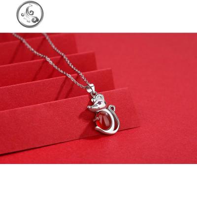 鼠年项链女网红简约锁骨链本命年饰品生日新年送女友闺蜜项链 JiMi