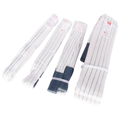 奥赛孚 白色扁平拖车吊装带吊车吊带起重吊袋绳叉车吊装 个