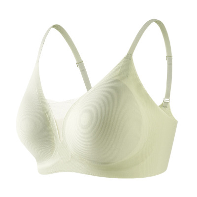 【青春少女】舒适贴合无痕文胸青年固定杯聚拢上托运动女士内衣_1