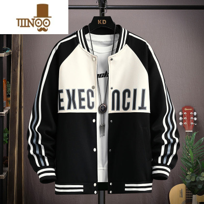 YANXU帅气外套12岁15胖男孩13青少年学生棒球服16大童潮牌夹克14