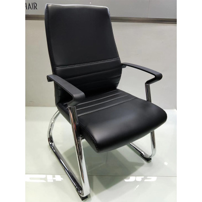 匡大弓形电脑椅办公椅会议椅员工开会椅职员主管椅老板椅皮革