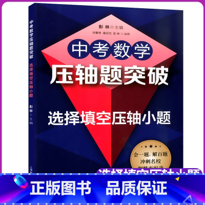 [正版]2022新版中考数学压轴题突破 选择填空压轴小题 初三年级压轴题2020初二初三八九年级初中中考几何综合题二次