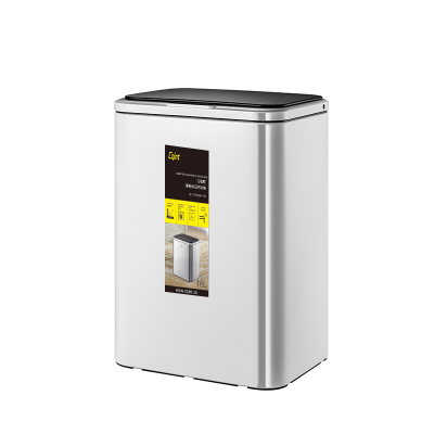 秦泰(Cqint)QTTRASH-04 不锈钢感应垃圾桶 16L(计价单位:个) 银色