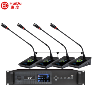惠度(HuiDu)HD-8700专业有线手拉手会议麦克风讨论话筒工程系统阵列桌面电容话筒鹅颈款一拖四