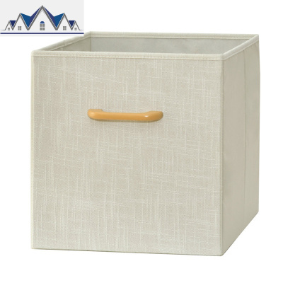 收纳箱无盖可折叠布艺装衣服收纳盒收纳柜抽屉式玩具储物箱整理盒 三维工匠