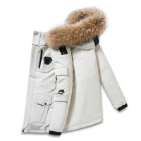 JEEP SPIRIT同款韩国欧美羽绒服女中长款冬新款宽松情侣款