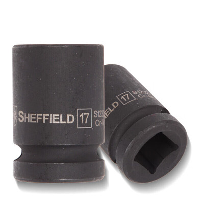 钢盾(SHEFFIELD) S123232 1/2系列六角风动套筒32MM[家用]