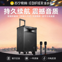 EDIFIER/漫步者PW312移动蓝牙音响广场舞K歌拉杆音箱户外高音质大音量 黑色