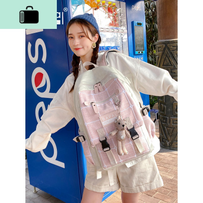 初中学生书包女韩版高中双肩包女2020新款大学生时尚可爱女生背包NEW LAKE