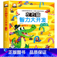 3~4岁左右脑[单册] [正版]全脑开发700题2-3岁幼儿思维逻辑训练书儿童益智早教书幼儿园小班中大班宝宝左右脑智力大