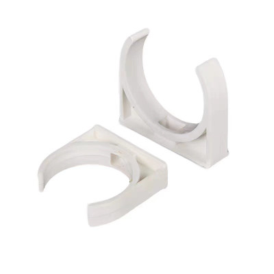 众慧创安 PVC管卡管夹 固定管夹 塑料U型卡扣 1寸/32mm 个