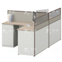 臻远 ZYGW-045职员桌办公桌屏风工作卡位T型双人位