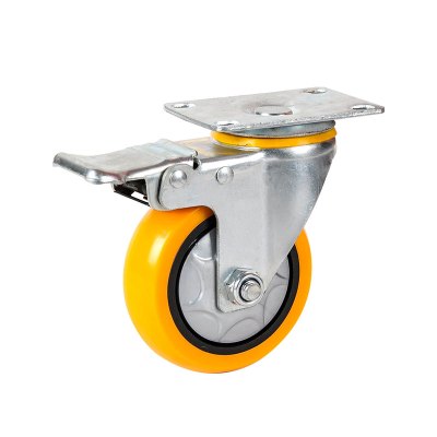 豫众诺 脚轮 3寸刹车轮 个