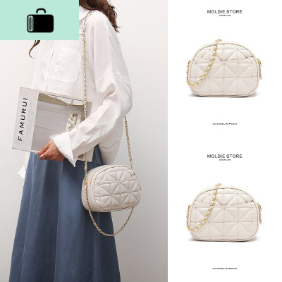 高级感斜挎洋气流行贝壳包包女包2020夏季夏天小清新ins链条单肩NEW LAKE女斜挎包
