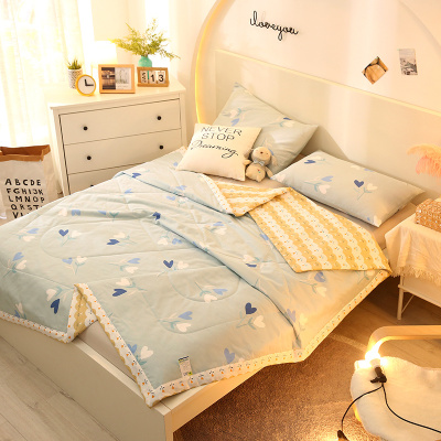 城南花开全棉夏被空调被1.8*2.2m