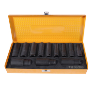 高松(takama)加长套筒头(1/2方12.5mm六角系列)12件组套10-30mm 712012/1套