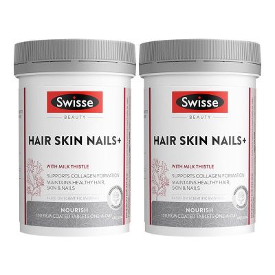 2瓶装 | Swisse 护肤护甲护发胶原蛋白片100粒/瓶装 多种版本随机发货