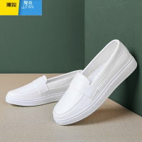 聚范护士鞋女软底透气久站不累脚防滑小白平底上班医护人员工作专用鞋