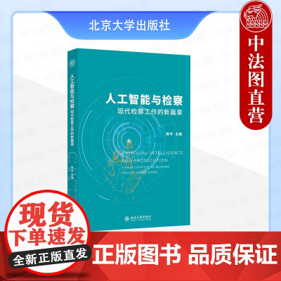 中法图正版 人工智能与检察 现代检察工作的新篇章 陈岑 北京大学 大数据法律监督社会治理刑事执行民事行政公益诉讼检察业务