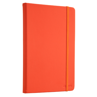 齐心 C5902 皮面笔记本 A5 122张 单位:本 橙