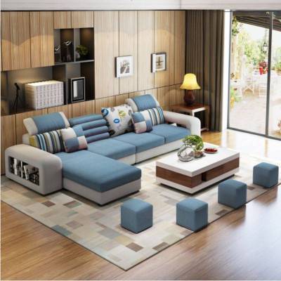 经济型布艺沙发大小户型沙发客厅整装组合可拆洗现代简约乳胶家具