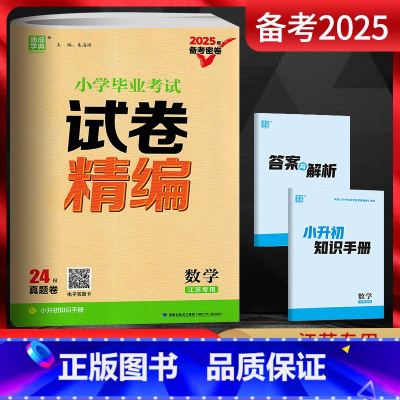 数学 [正版]2025备考密卷 通城学典 小学毕业考试试卷精编 数学 江苏 24份小学毕业考试试卷 2024年江苏省各地