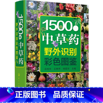 [正版] 书籍1500种中草药野外识别彩色图鉴