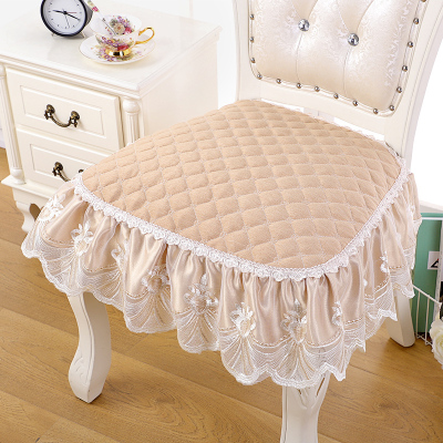 家柏饰(CORATED)椅子坐垫防滑简约田园布艺欧式四季加厚餐桌椅子垫凳子座垫