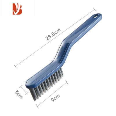 三维工匠墙角缝隙地板刷长柄卫生间刷地洗手台瓷砖清洁刷硬毛地缝刷二合一
