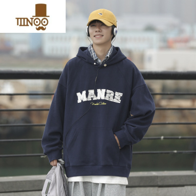 YANXU美式hippop中山卫衣男款chic宽松慵懒外套痞帅潮牌上衣服