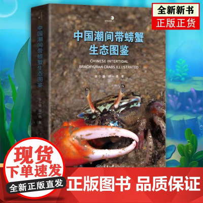 正版 中国潮间带螃蟹生态图鉴 一本系统介绍我国潮间带海洋蟹类的彩色生态图鉴 社会科学科普读物 重庆大学出版社