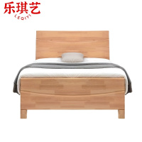 乐琪艺 单人床 原木色 200*150*35cm 张
