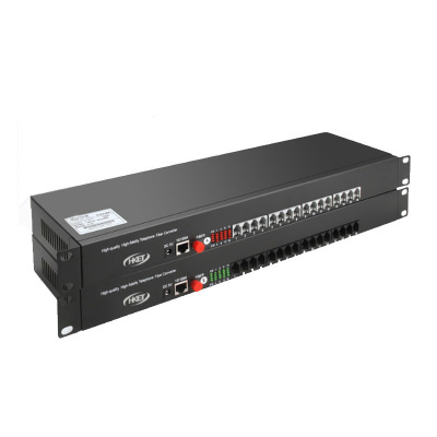 华科亿通 16路电话+1路网络光端机 HKET-16P1E