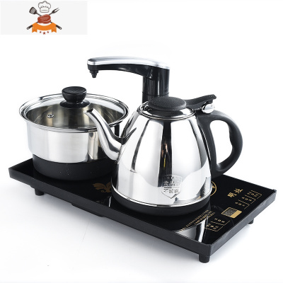 明灶电热水壶配件智能自动抽水电茶炉泡茶喝茶烧水壶水龙头零配件 半自动黑色 敬平