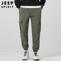 JEEP spirit吉普休闲裤冬季多口袋束脚运动百搭长裤子